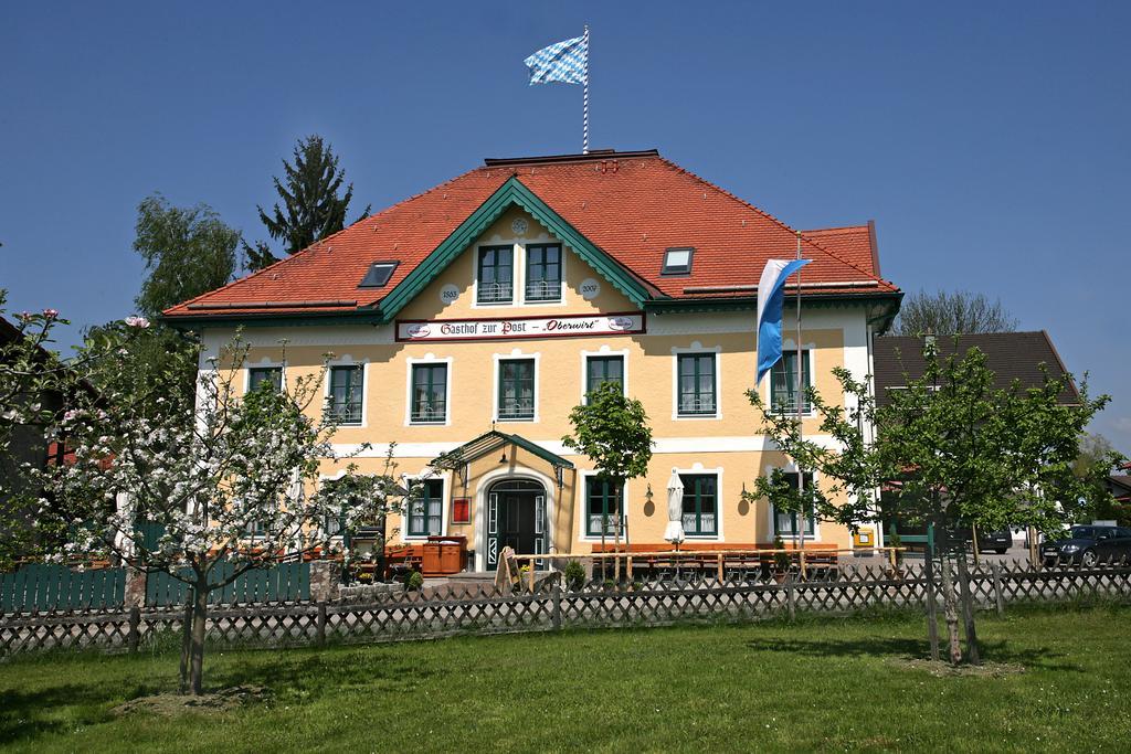 Gasthof Zur Post Oberwirt Chieming Exteriör bild